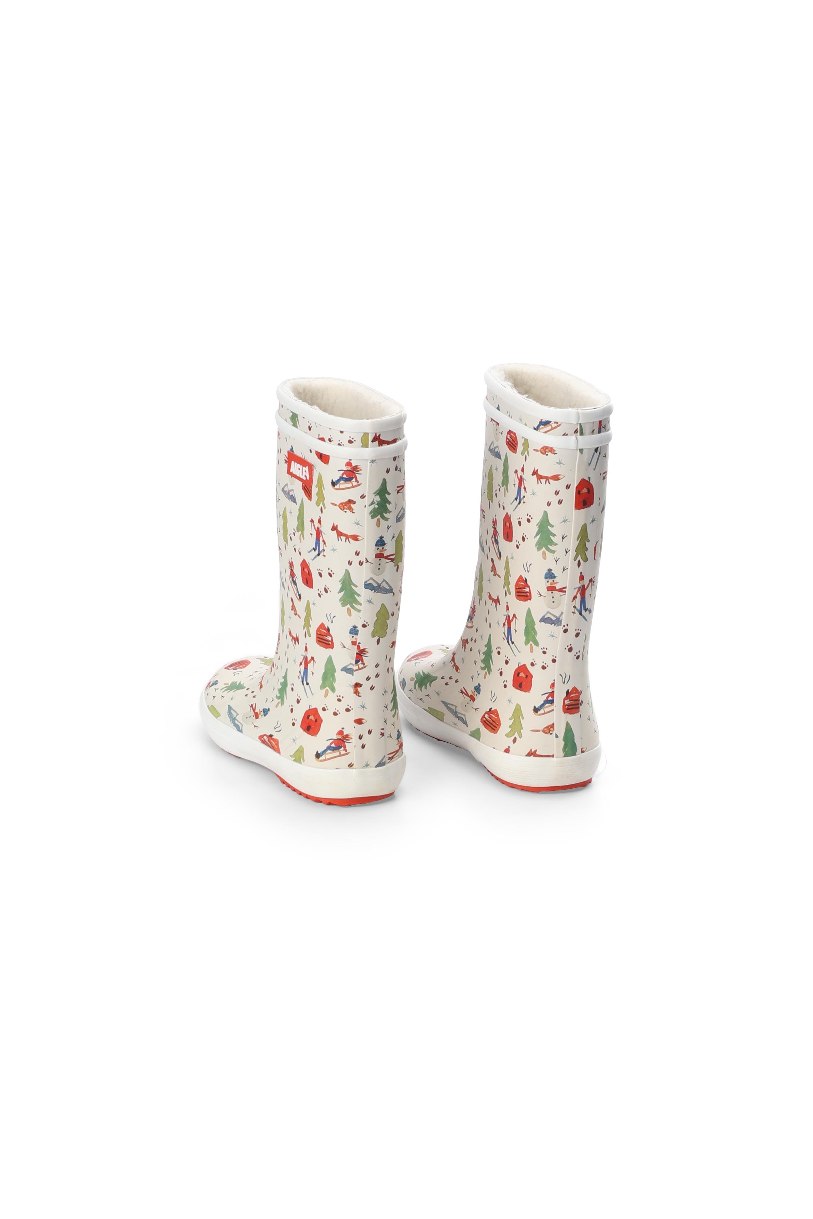 Bottes de pluie imprimée Aigle