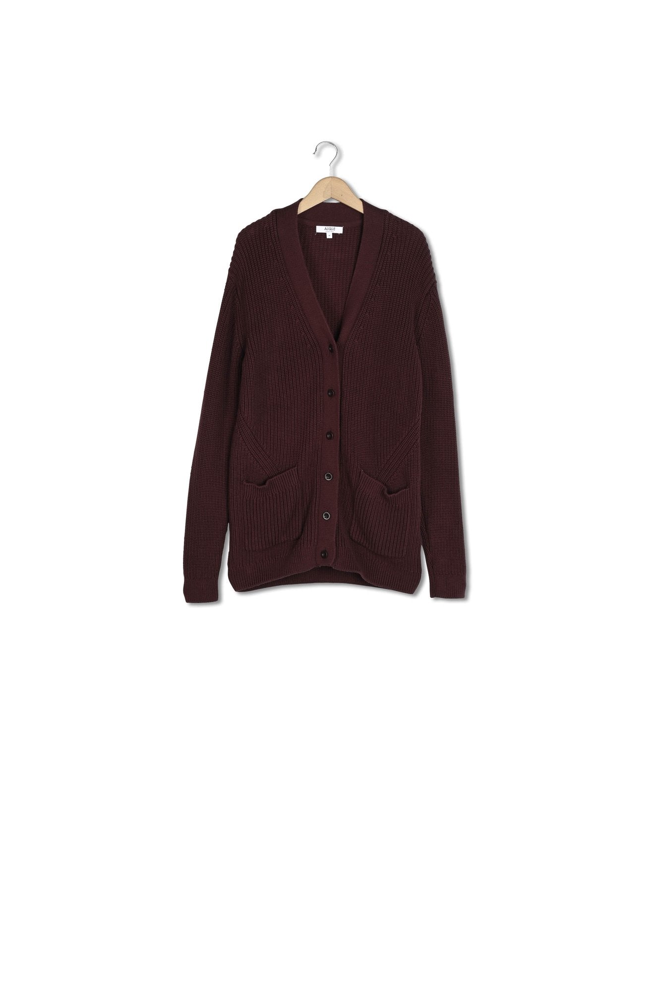 Cardigan en coton biologique Aigle