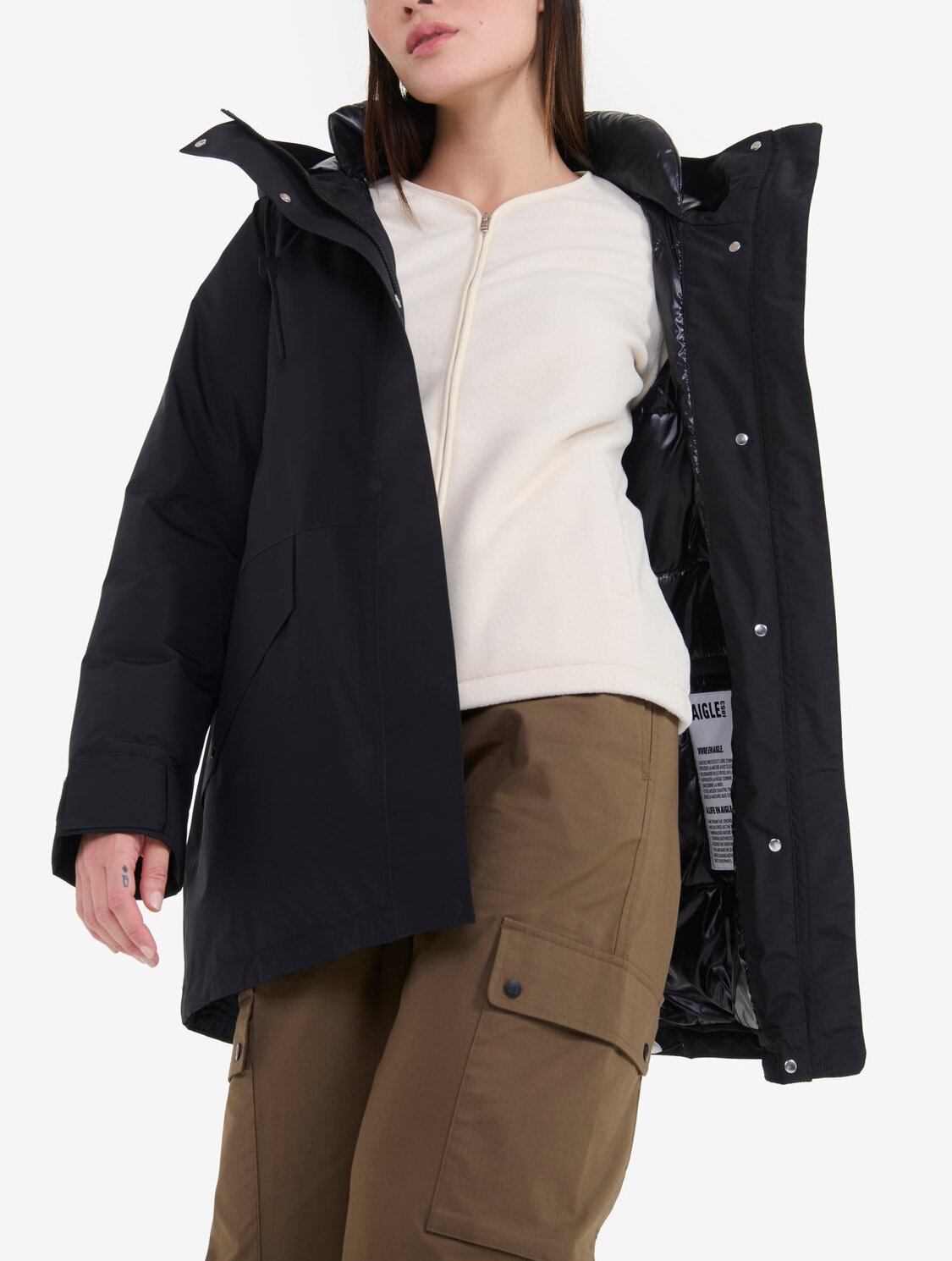 Parka très chaude GORE-TEX mi-longue Femme Aigle