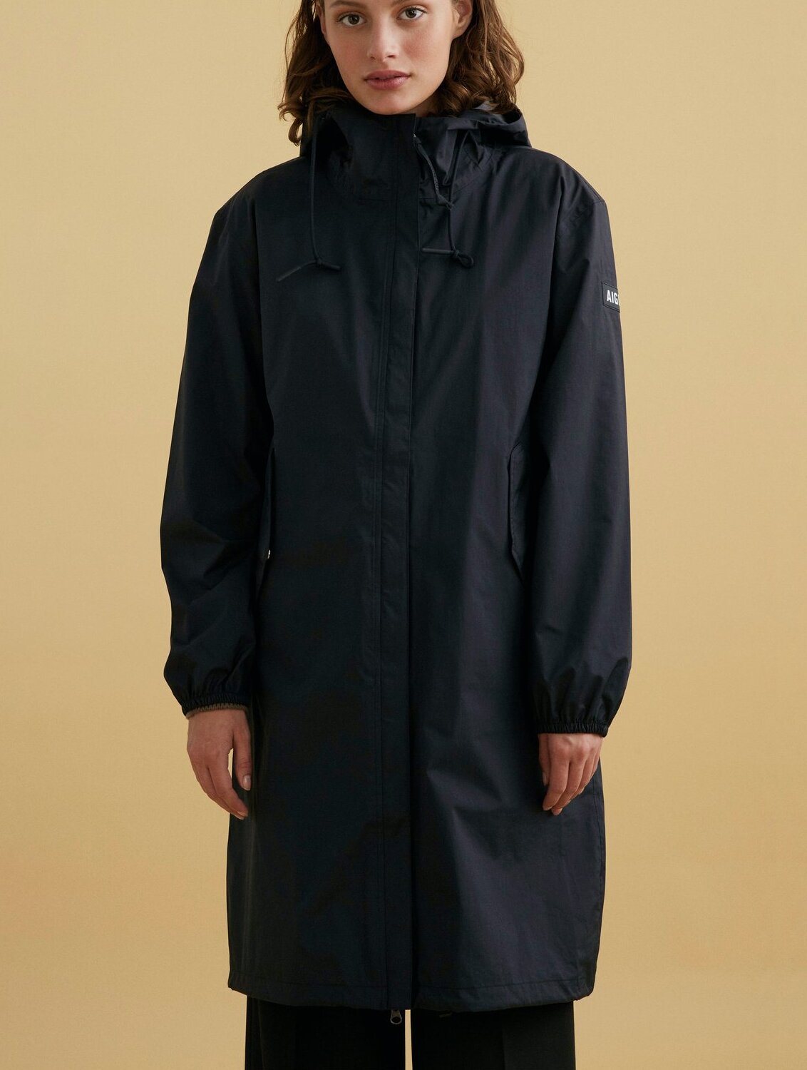 Parka longue MTD® à capuche compactable Aigle