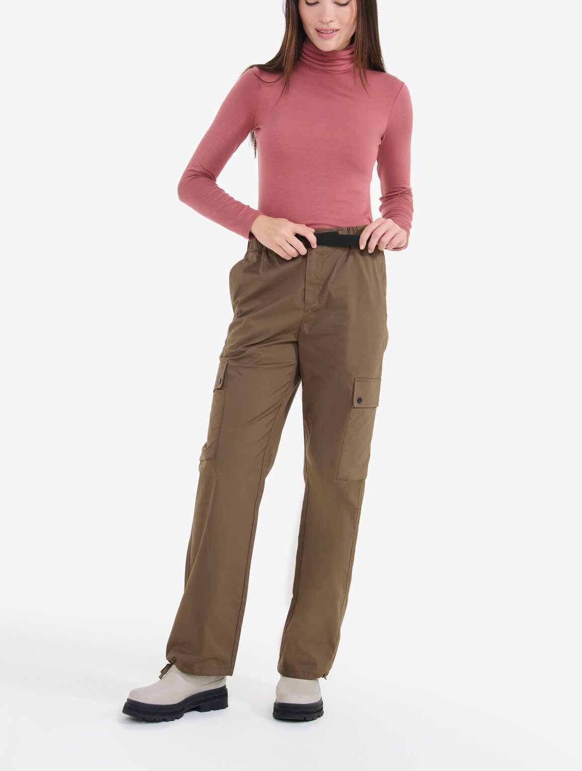 Tee-shirt col roulé en modal  Femme Aigle