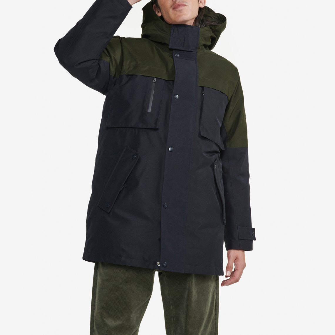 Parka longue GORE-TEX ouate Dupont Sorona® avec capuche Homme Aigle