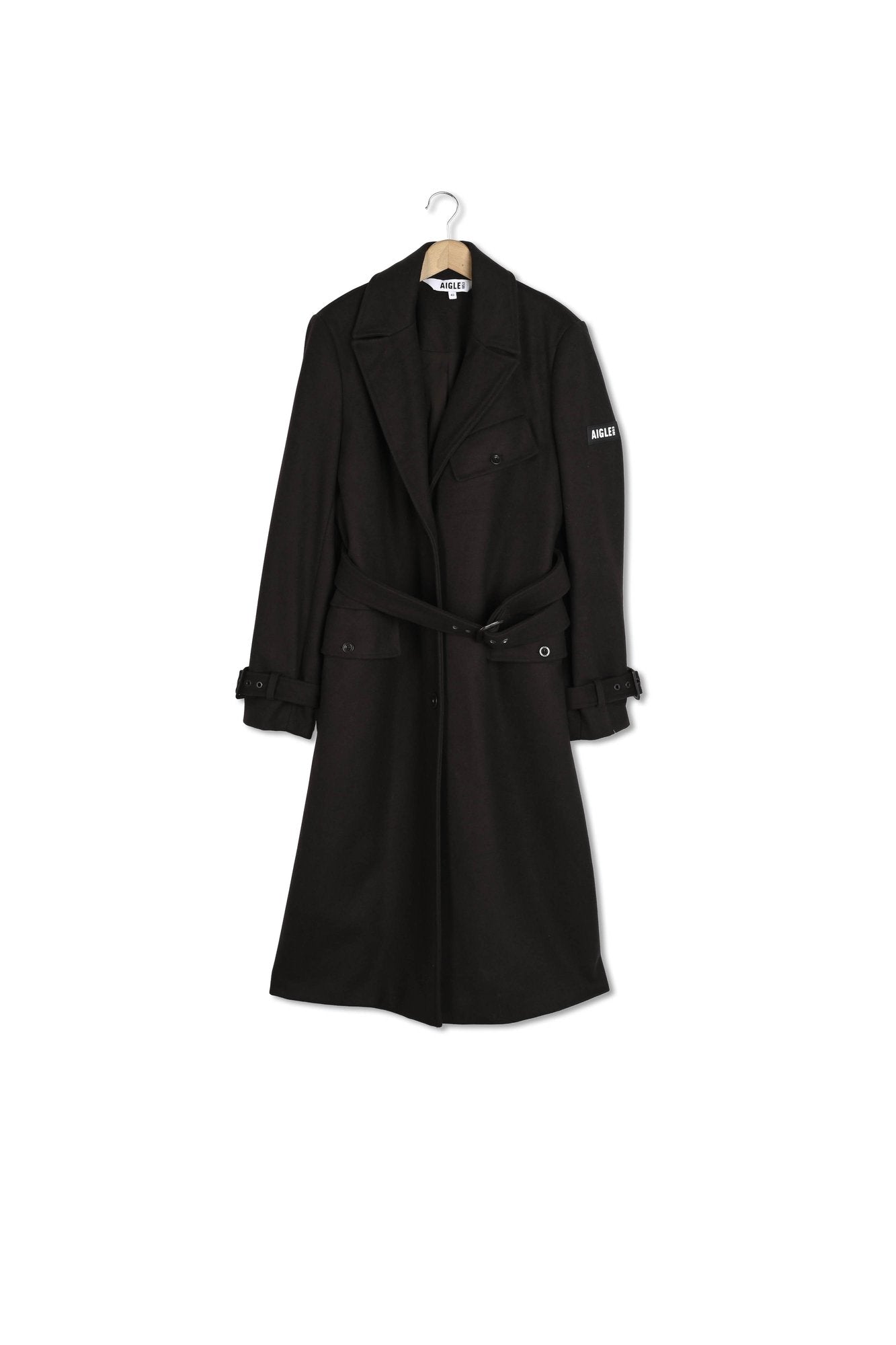 Manteau croisé en lainage Aigle