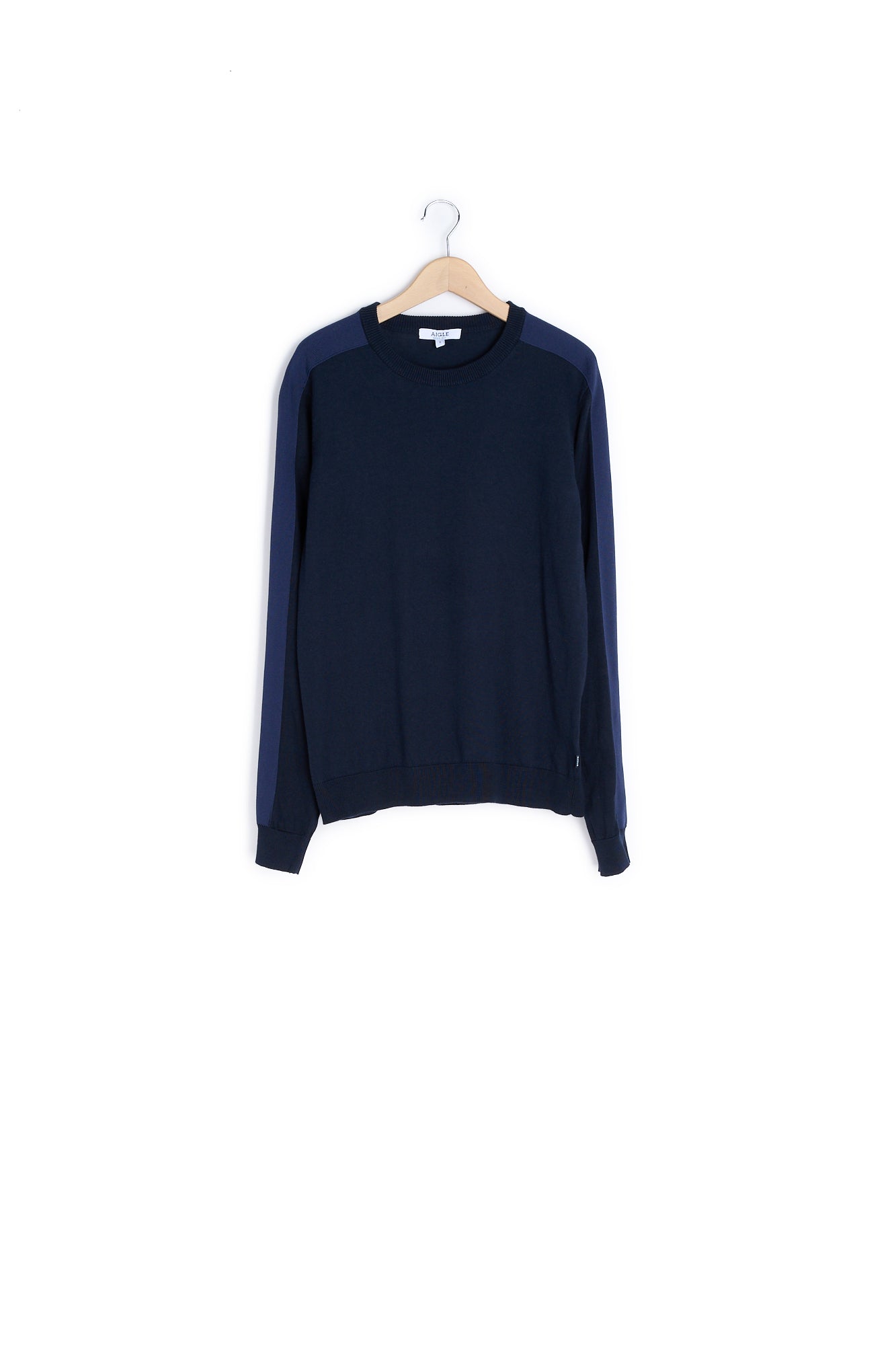 Pull col rond en coton Aigle