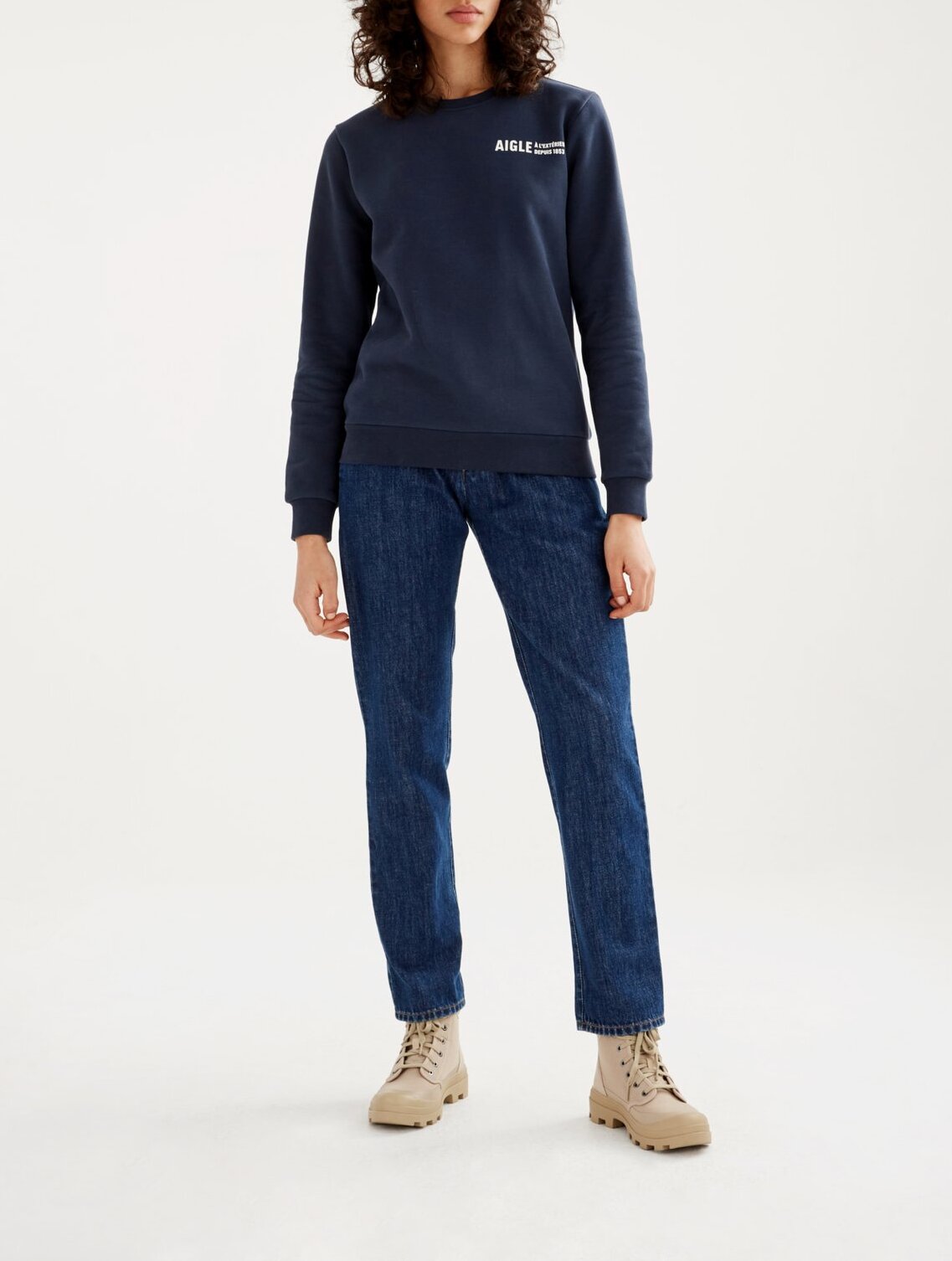 Sweatshirt col rond print Aigle Aigle