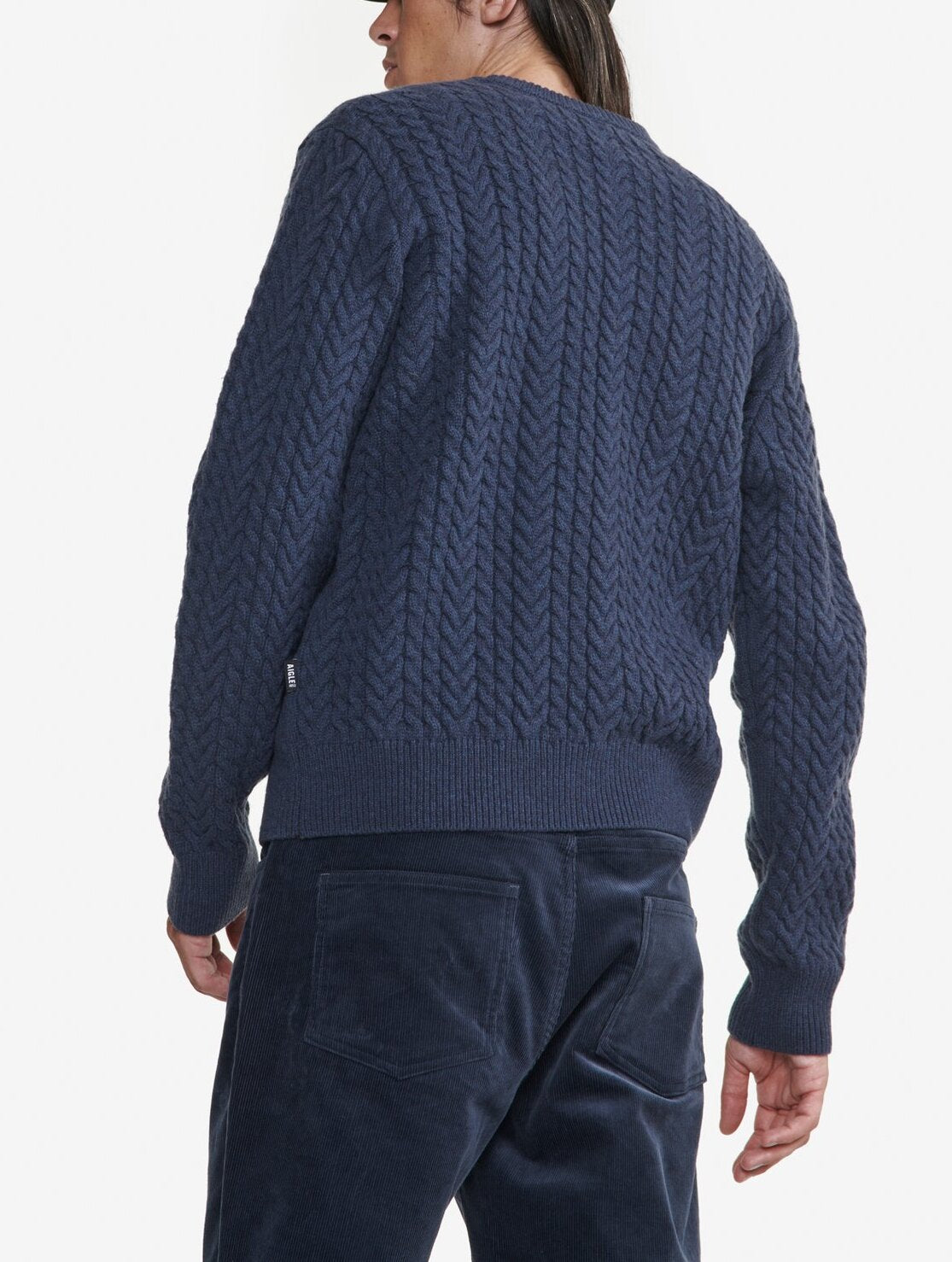 Pull torsadé col rond Aigle