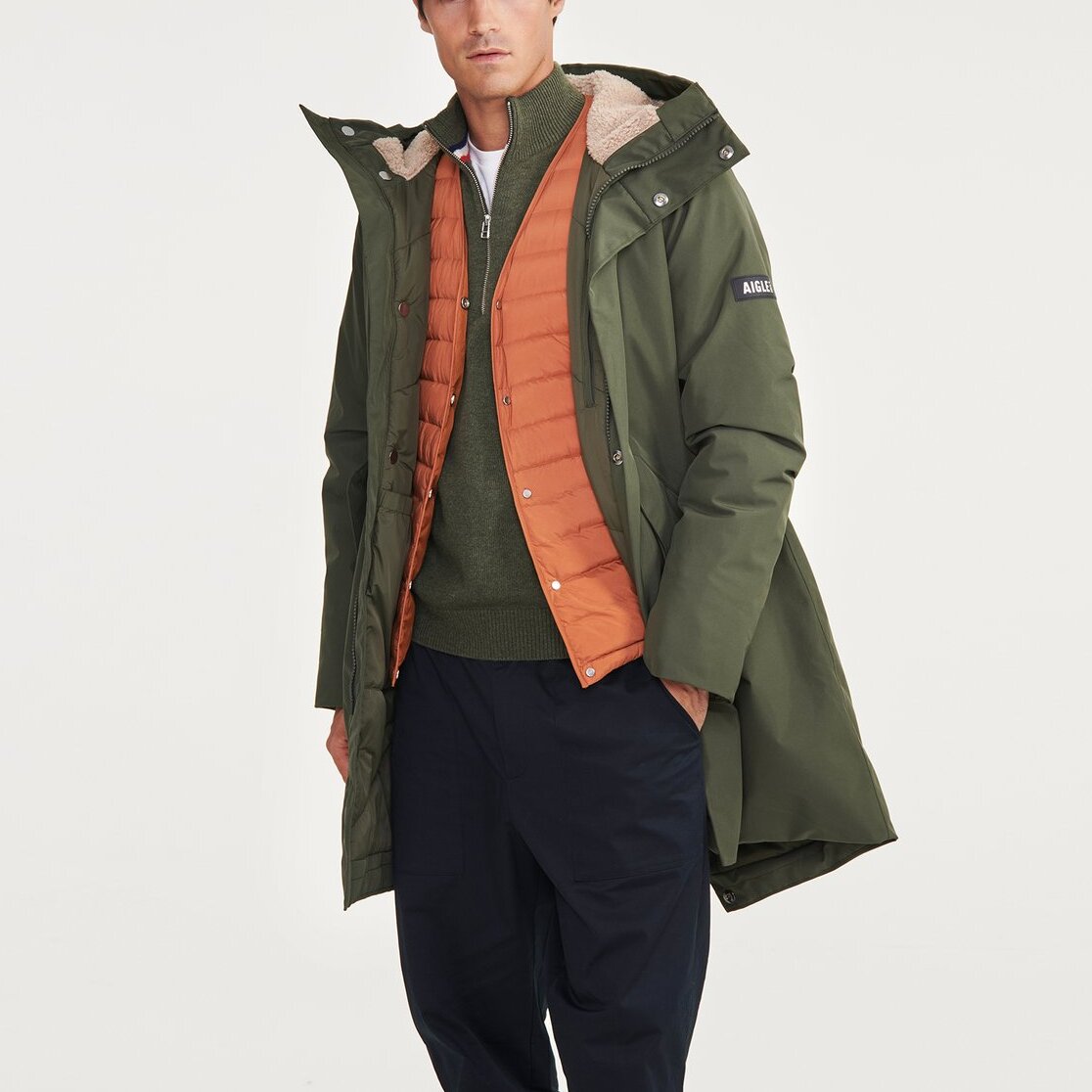 Parka longue GORE-TEX à capuche  Homme Aigle
