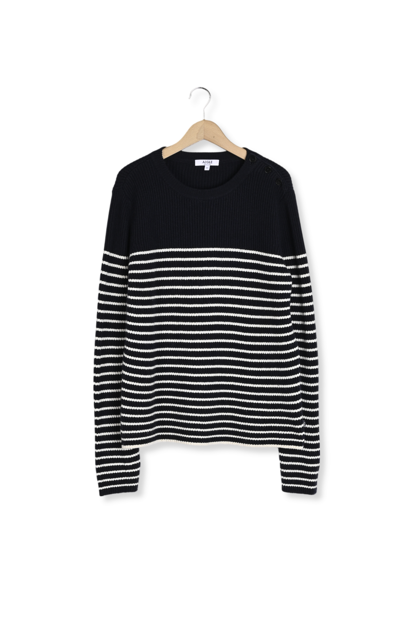 Pull marinière en laine Aigle