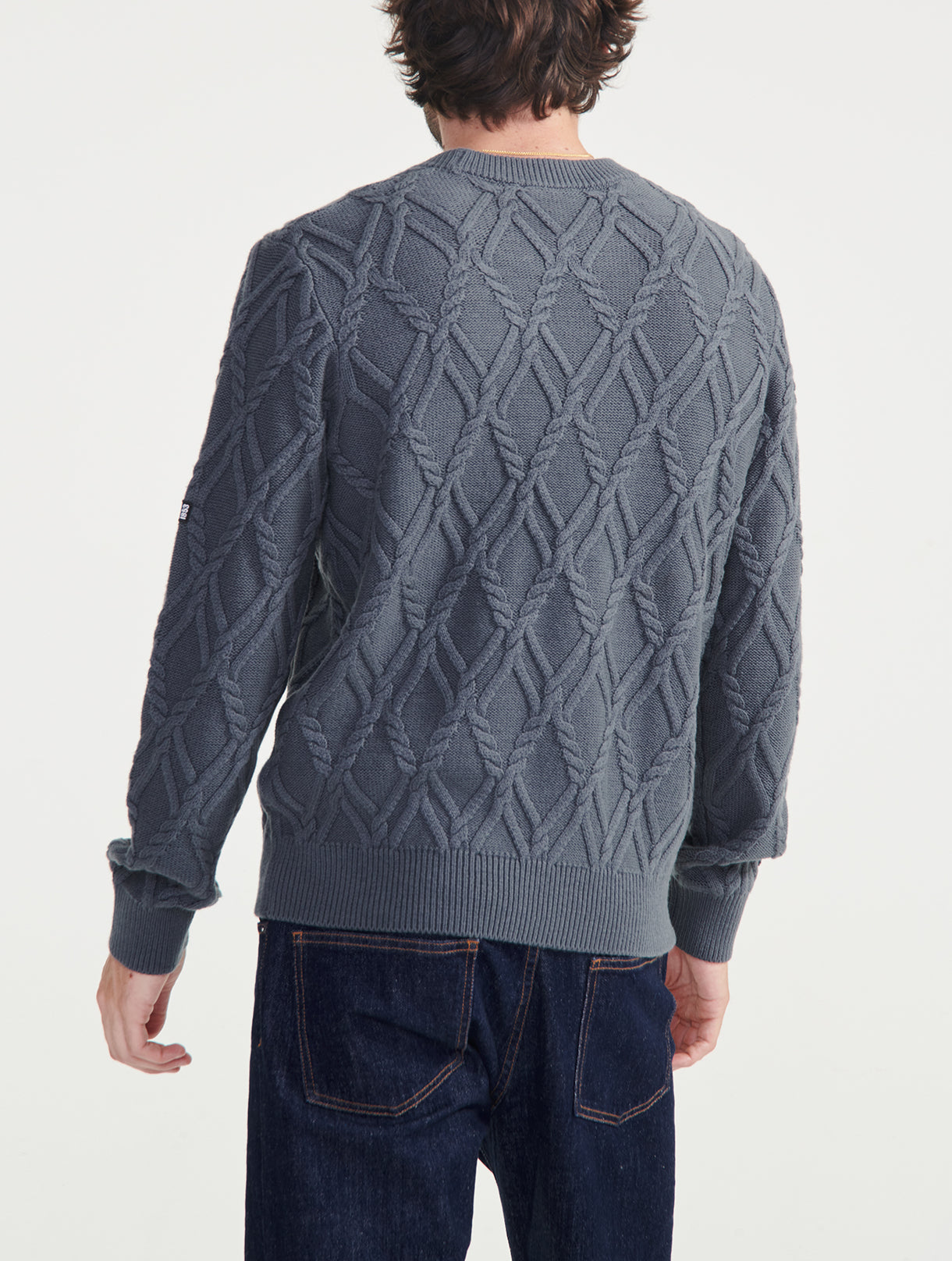 Pull col rond torsadé Aigle