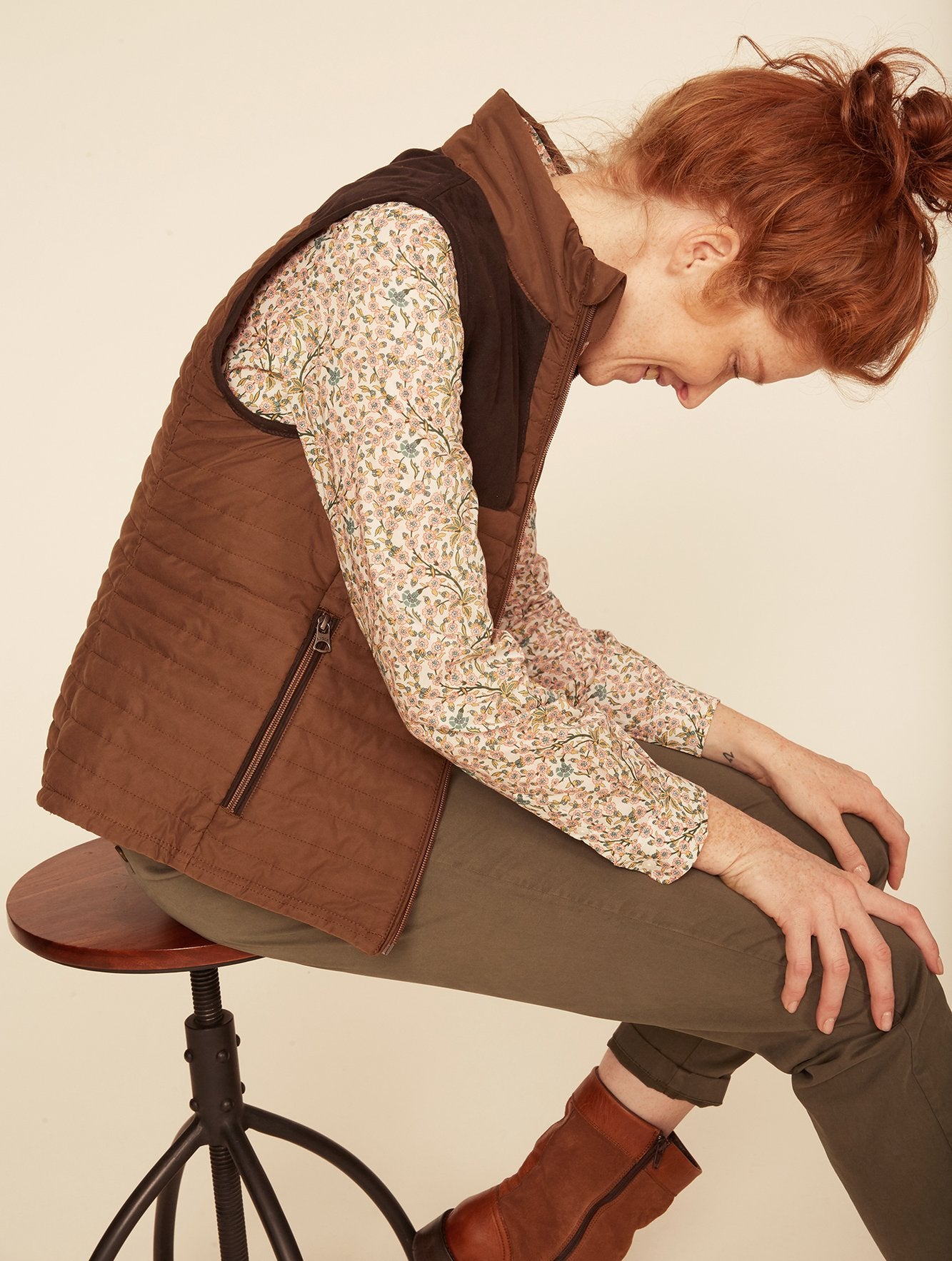 Gilet matelassé esprit chasse Aigle