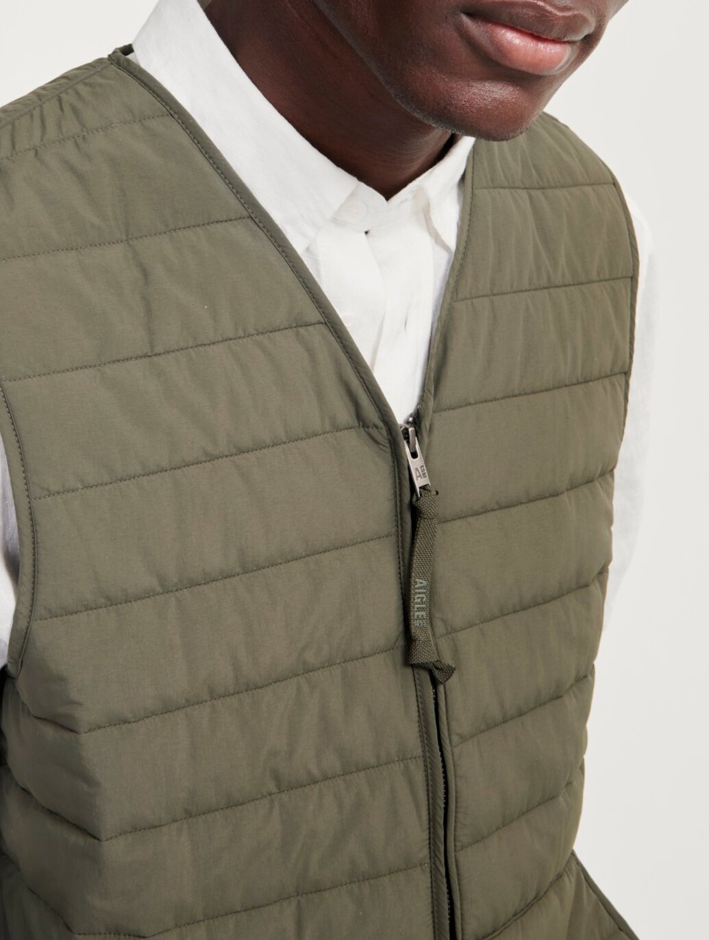Gilet sans manches court déperlant ouate DUPONT SORONA® Aigle