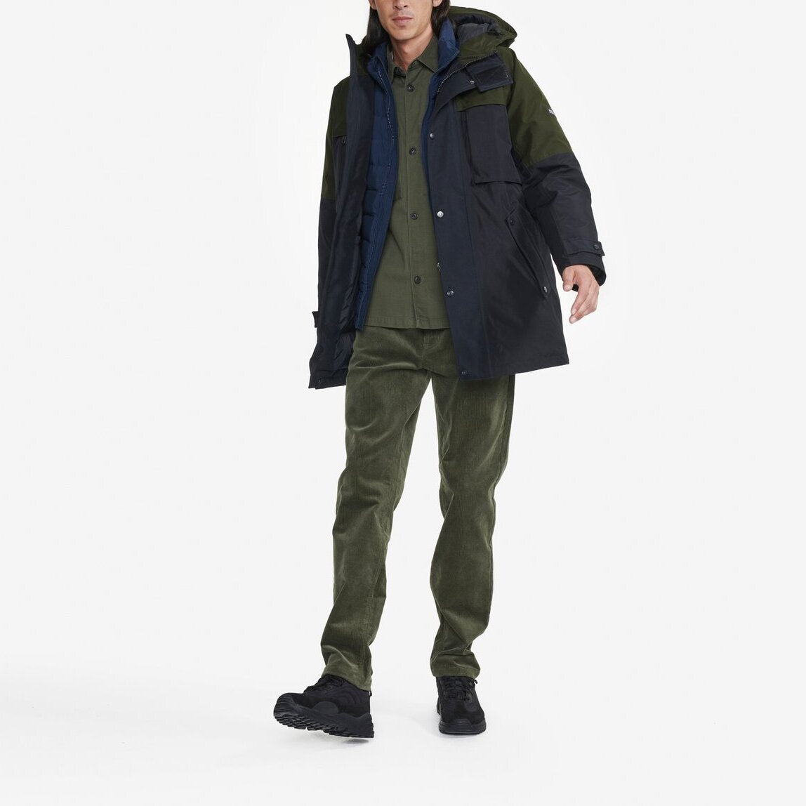 Parka longue GORE-TEX ouate Dupont Sorona® avec capuche  Homme Aigle