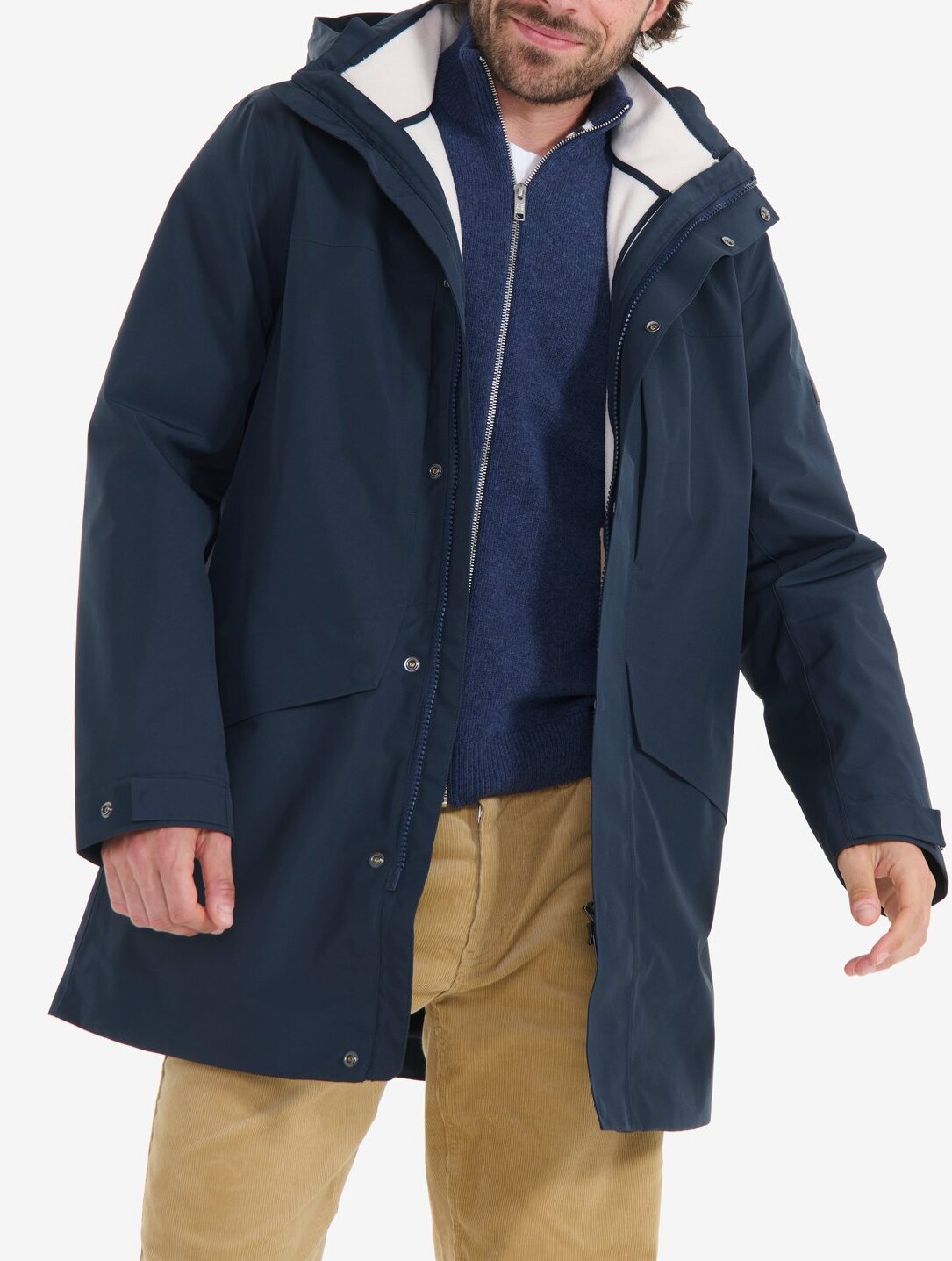 Parka longue GORE-TEX T-KIT avec capuche Homme Aigle