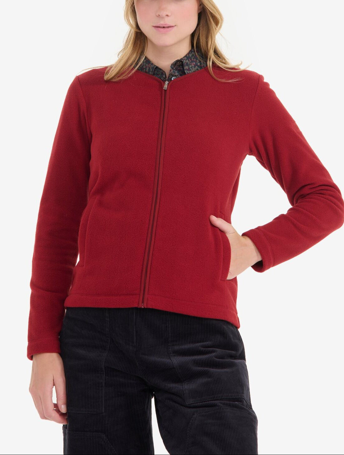 Veste micro-polaire légère et chaude sans col Femme Aigle