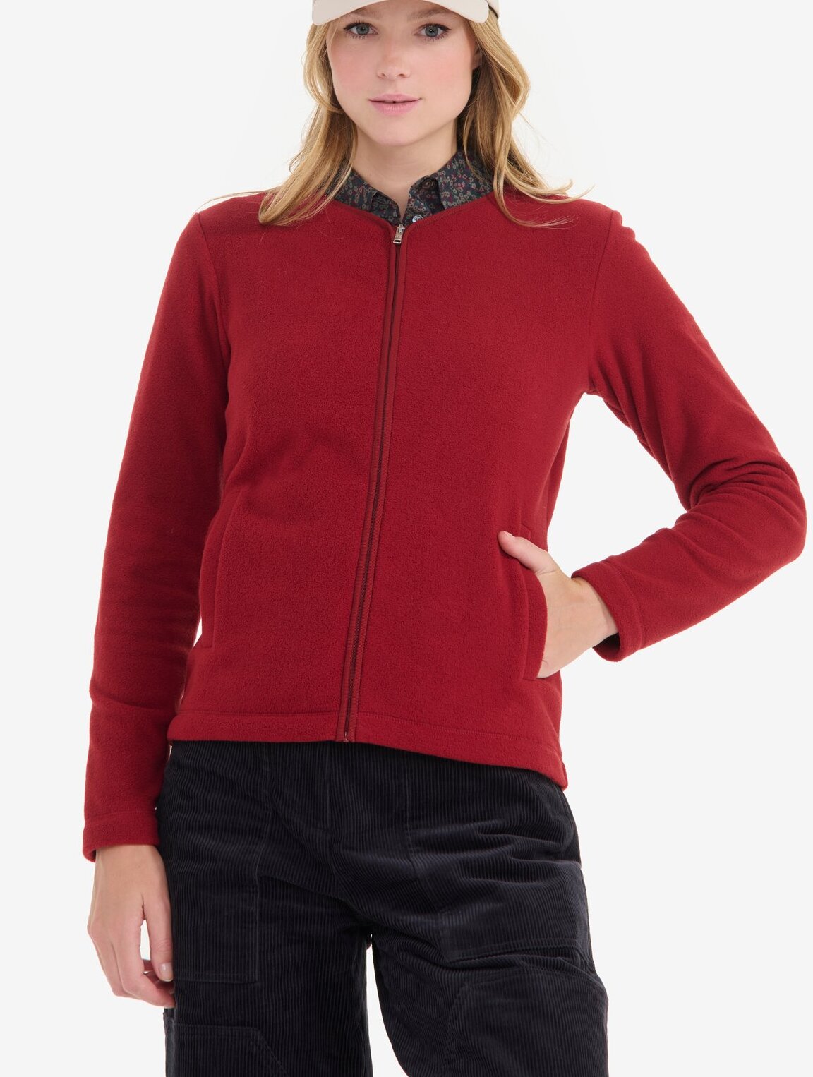 Veste micro-polaire légère et chaude sans col  Femme Aigle