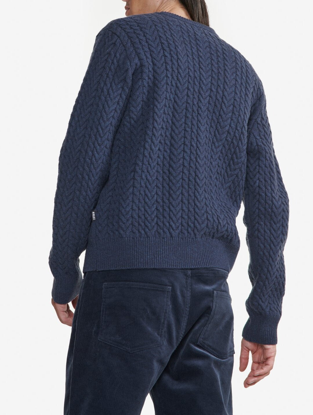 Pull torsadé col rond   Homme Aigle