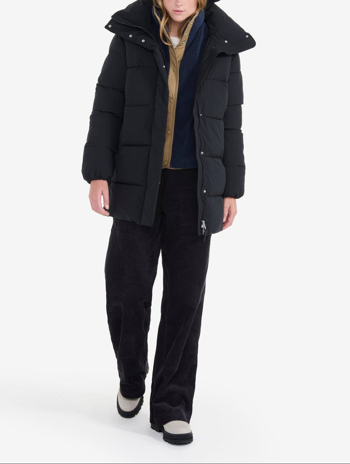 Doudoune très chaude mi-longue imperméable Femme Aigle