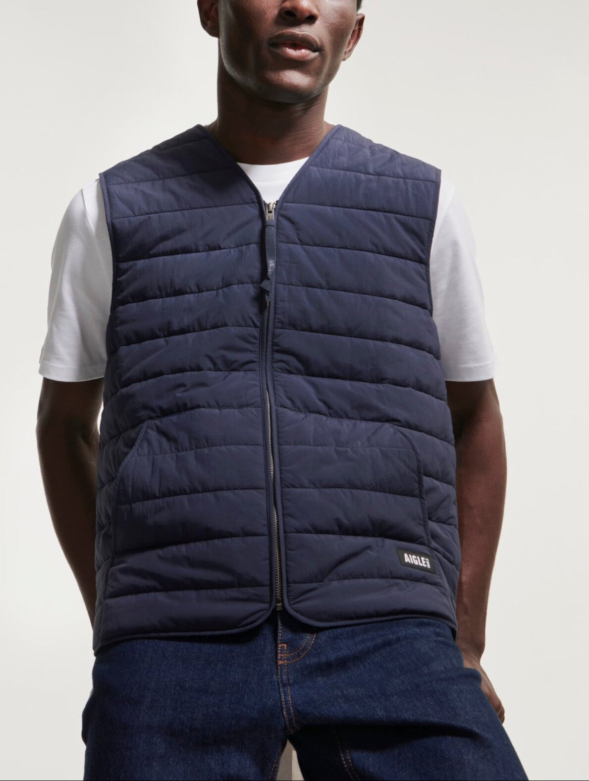 Gilet sans manches court déperlant ouate DUPONT SORONA® Aigle