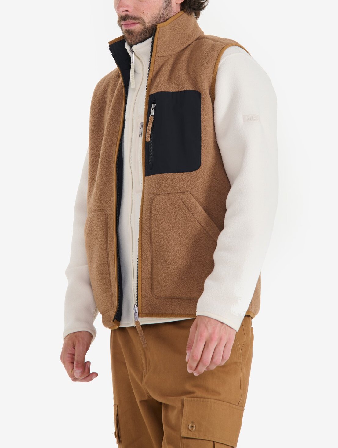 Polaire sherpa T-KIT réversible sans manche Homme Aigle