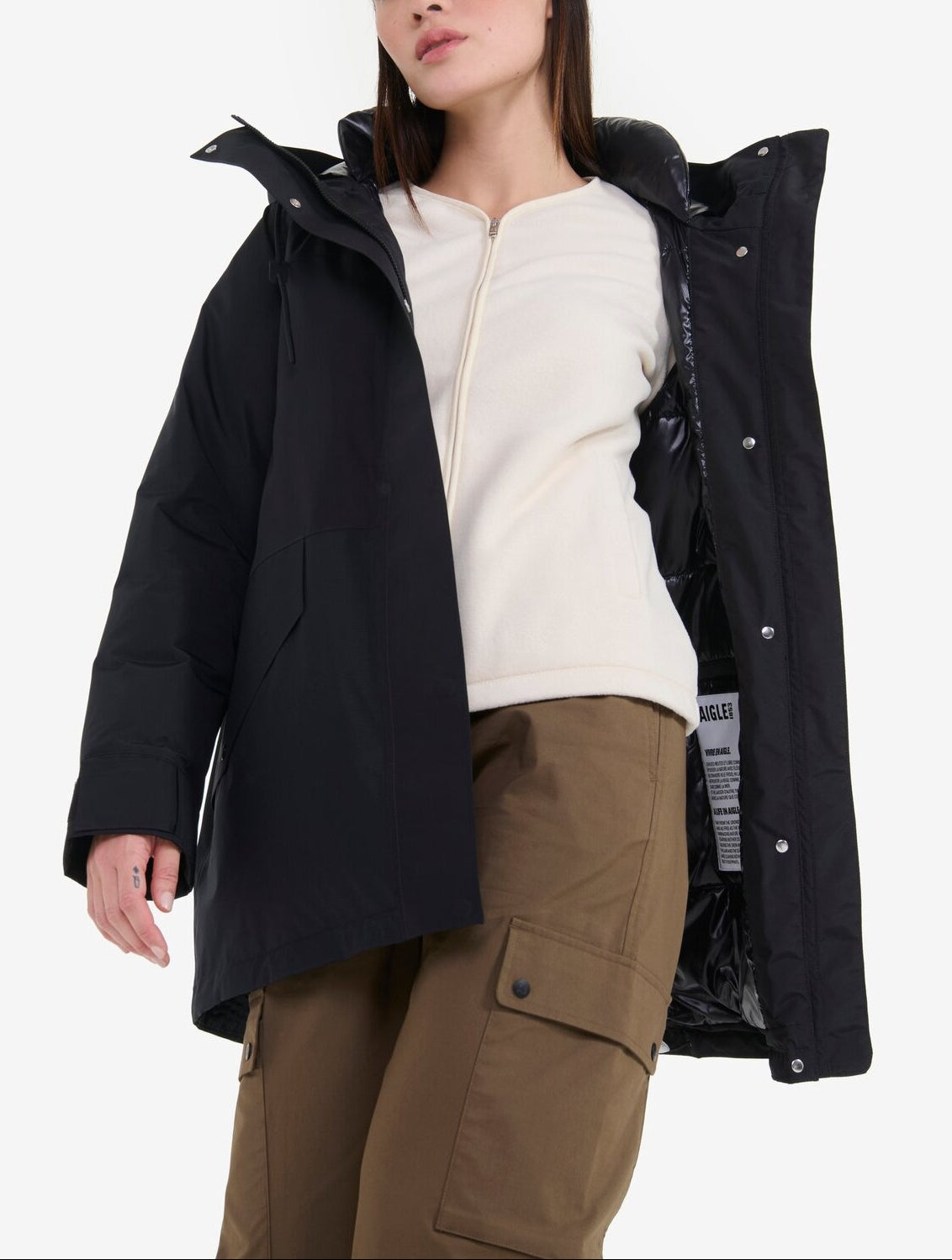 Parka très chaude GORE-TEX mi-longue Femme Aigle