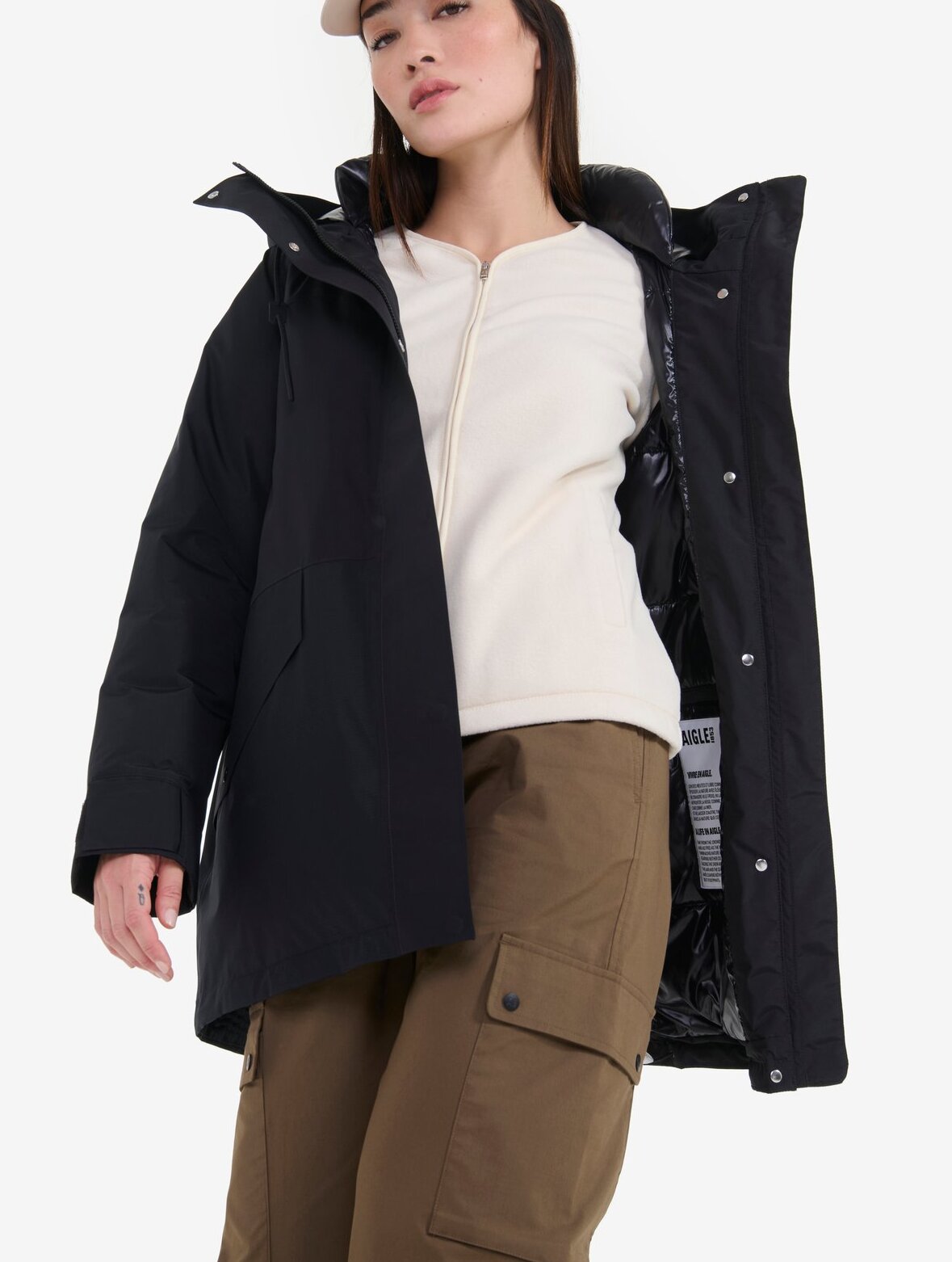 Parka très chaude GORE-TEX mi-longue  Femme Aigle