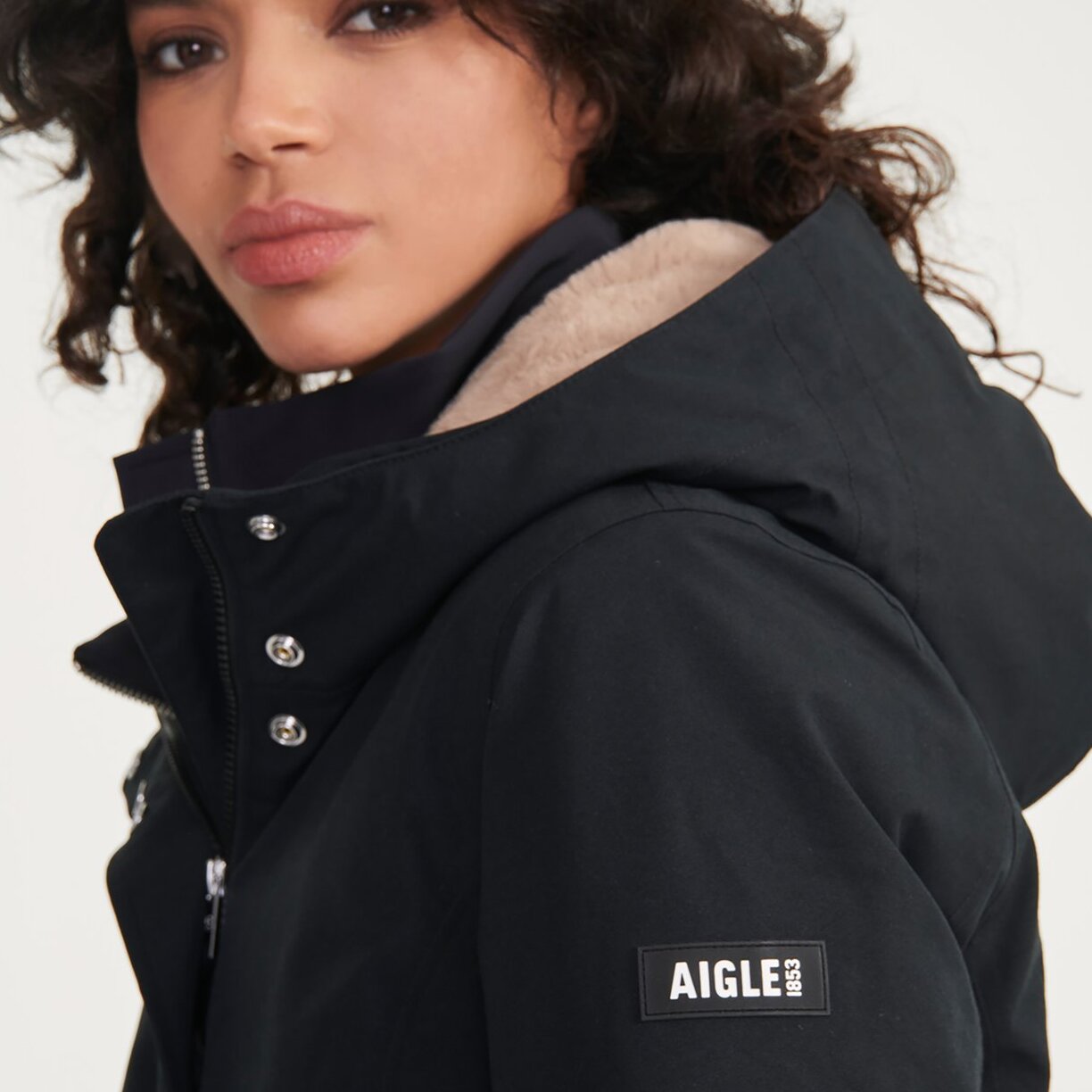 Parka très chaude mi-longue et ajustée GORE-TEX  Femme Aigle