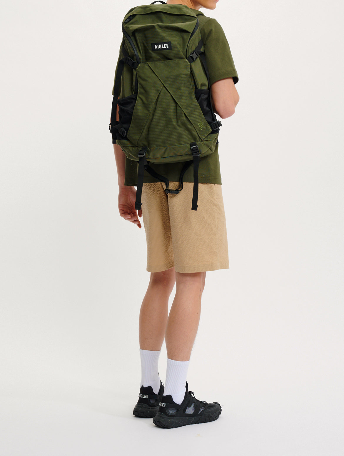 Sac à dos de taille moyenne avec nylon recyclé Aigle