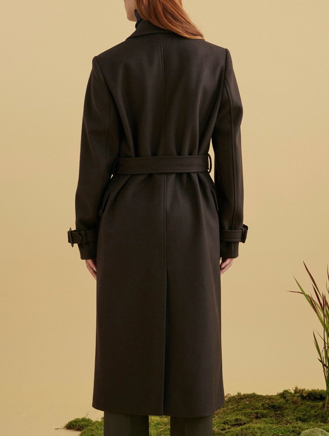 Manteau croisé en lainage Aigle