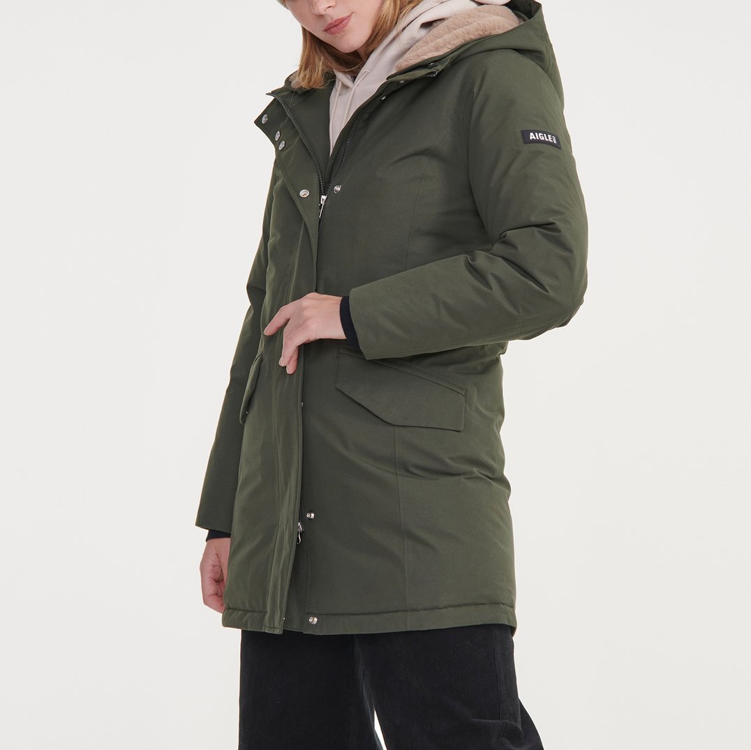 Parka très chaude mi-longue et ajustée GORE-TEX  Femme Aigle
