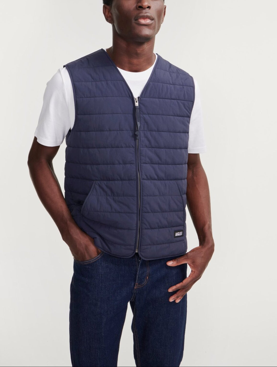 Gilet sans manches court déperlant ouate DUPONT SORONA® Aigle
