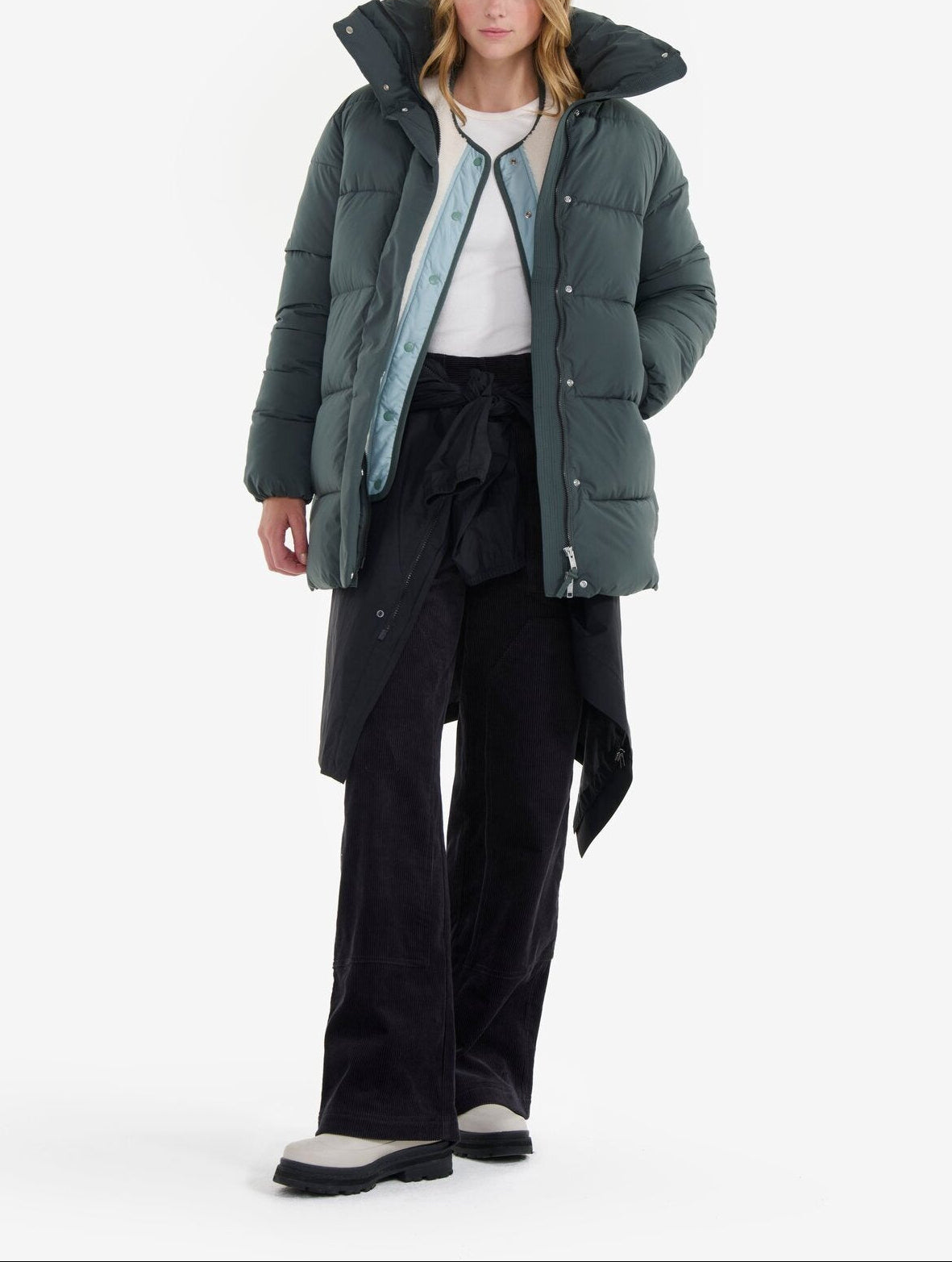 Doudoune très chaude mi-longue imperméable Femme Aigle