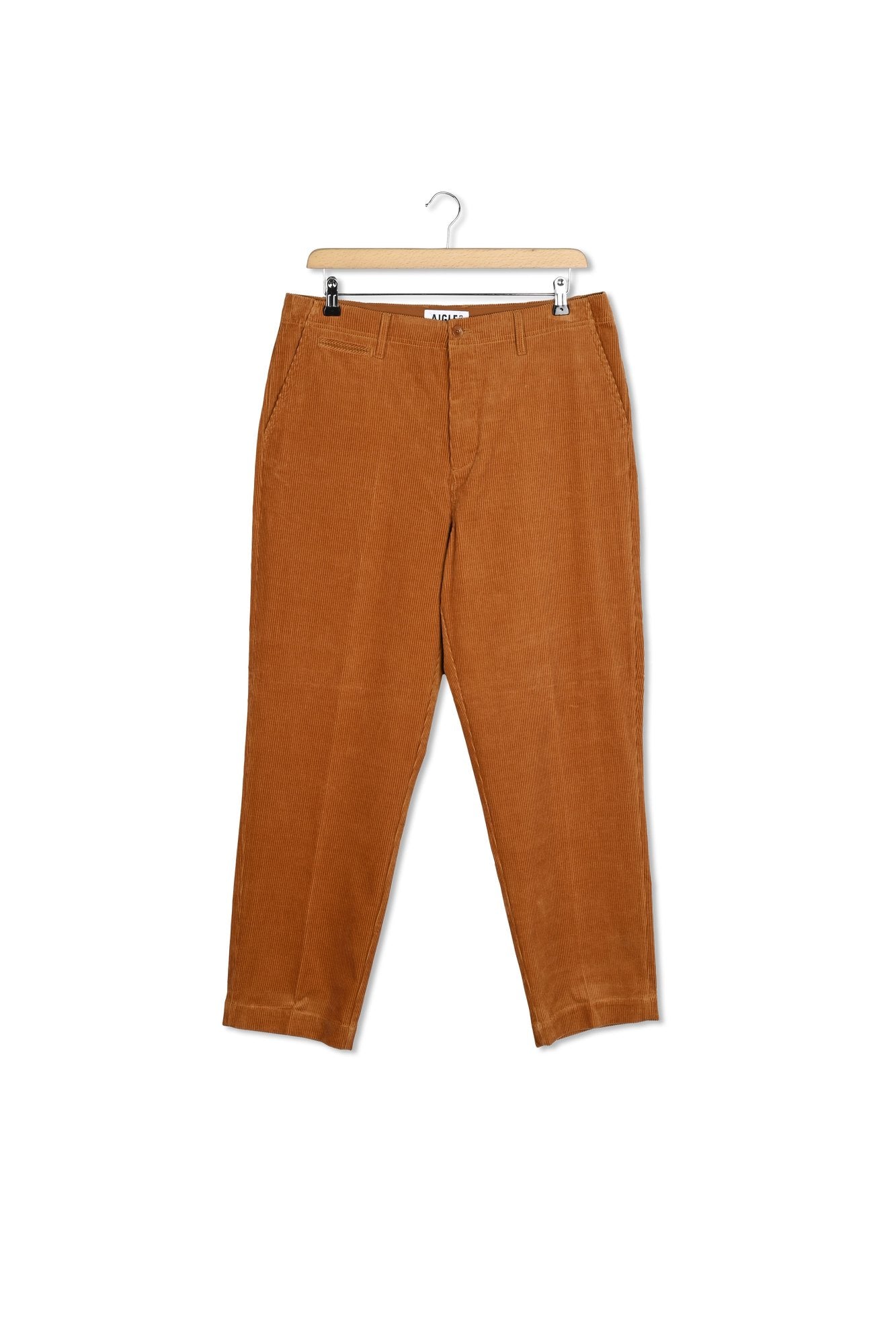Pantalon chino velours coupe relax Aigle