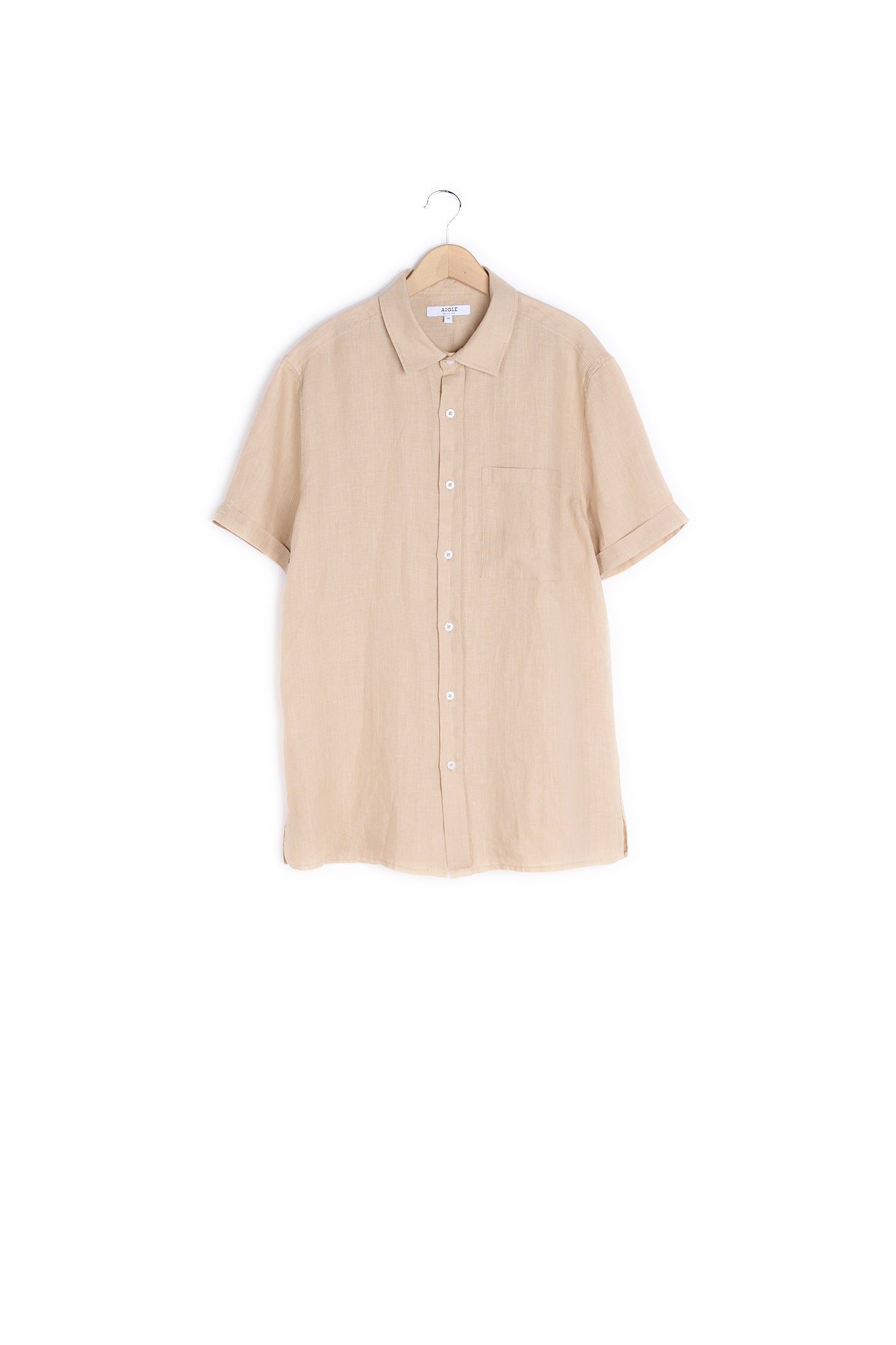 Chemise manches courtes en lin - M Aigle