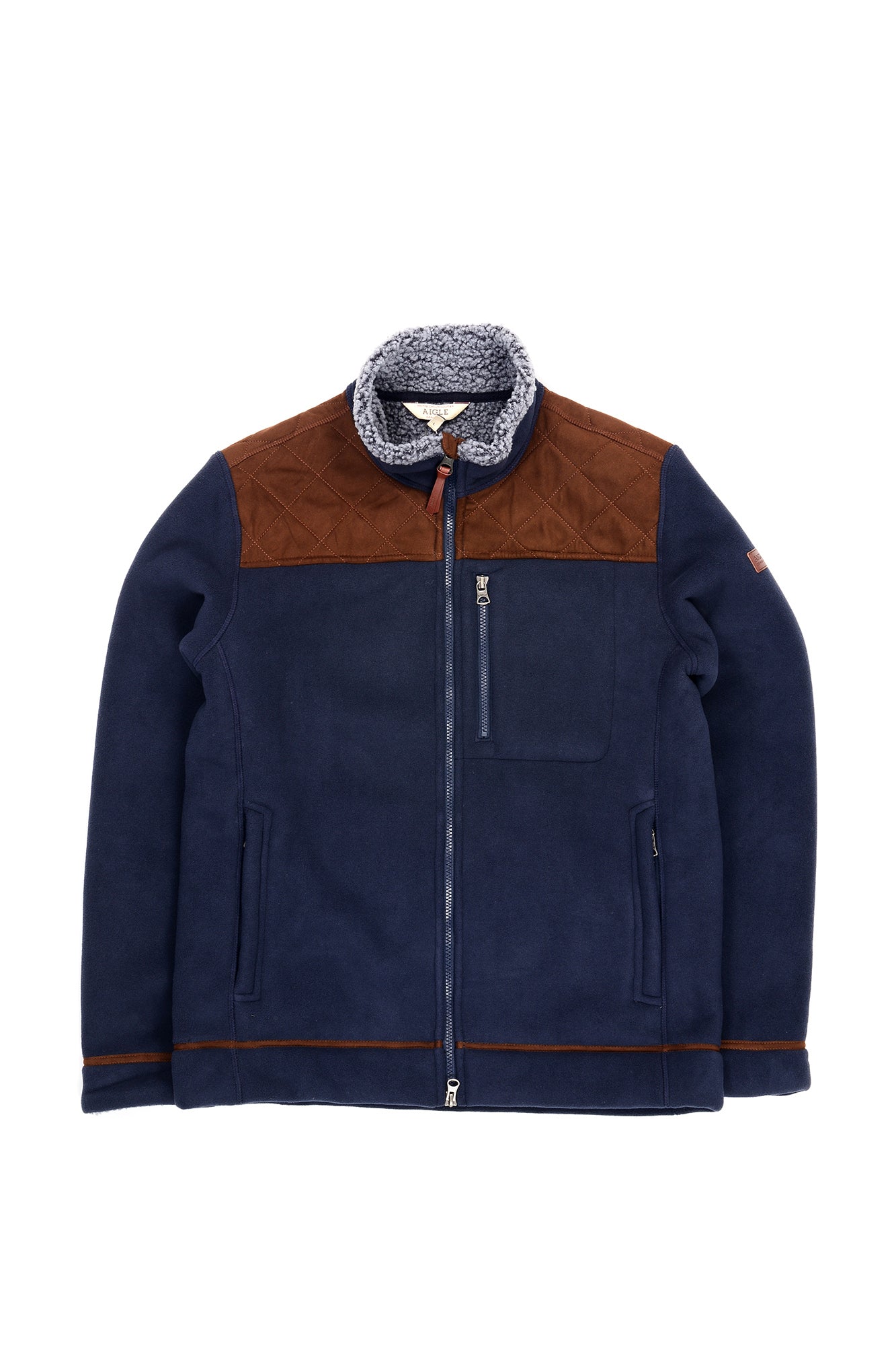 Polaire doublée moutonné - L - Etat neuf Aigle