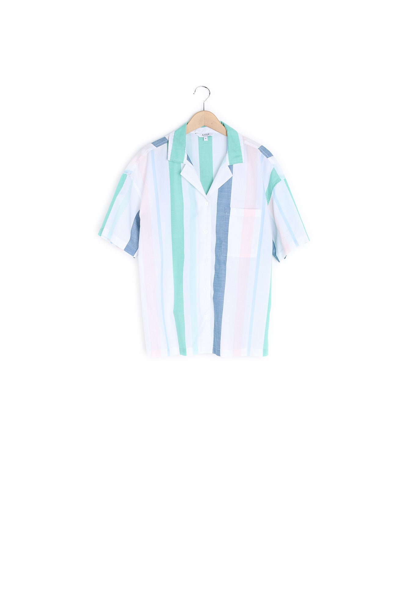 Blouse manches courtes à carreaux - 38 Aigle