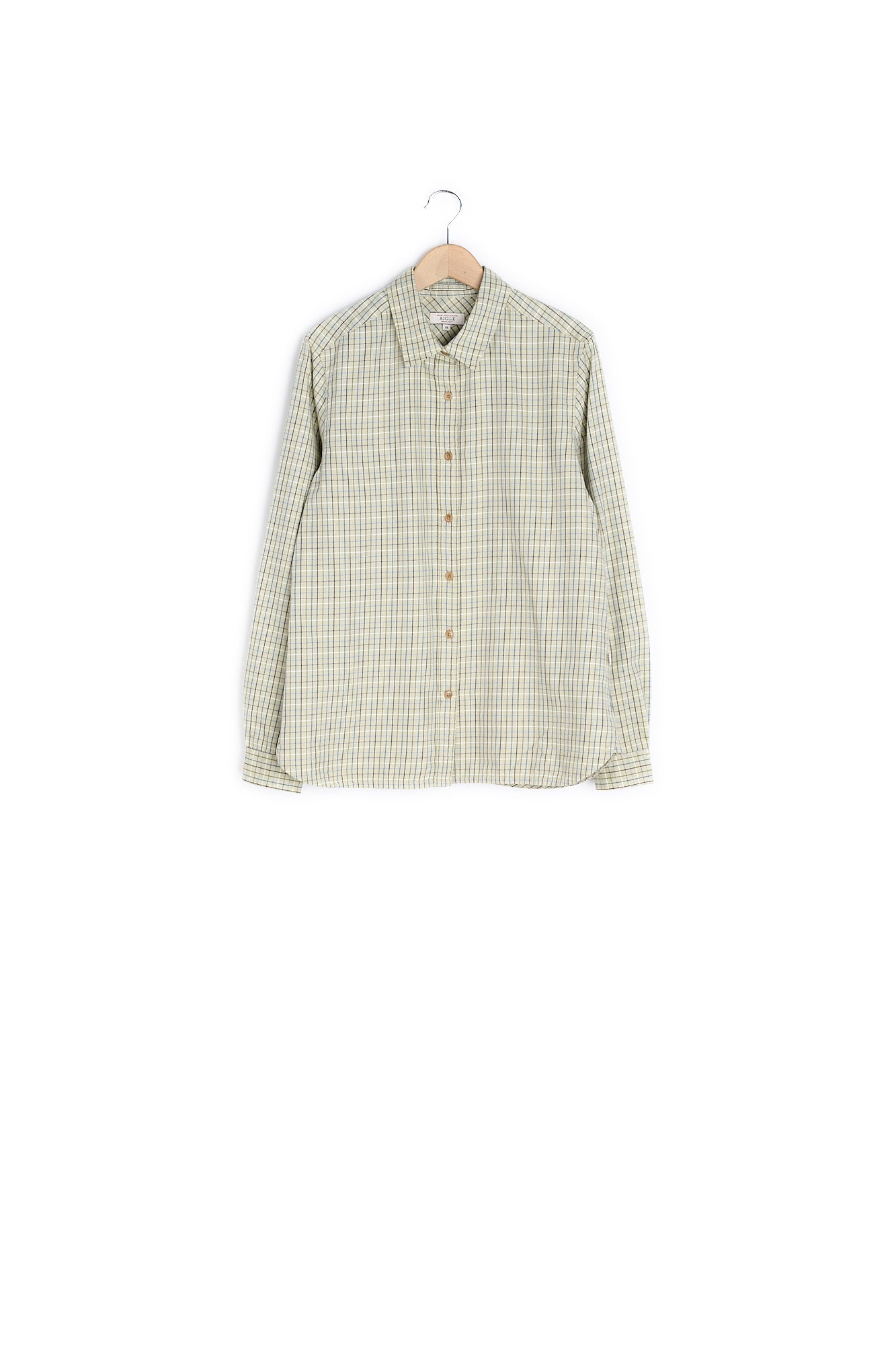 Blouse à carreaux manches longues - 38 Aigle