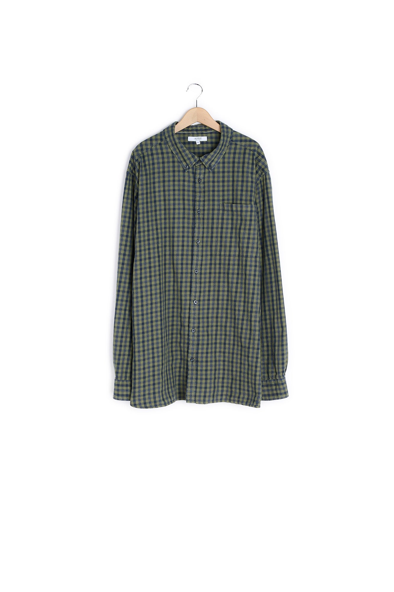 Chemise manches longues à carreaux - 3XL Aigle