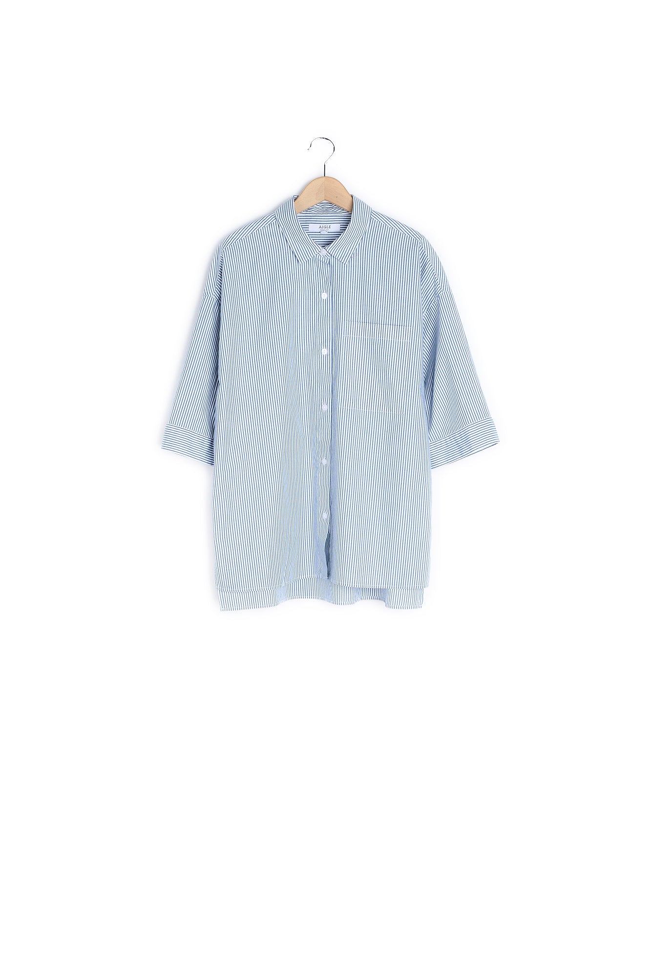 Blouse manches courts en coton - 38 Aigle