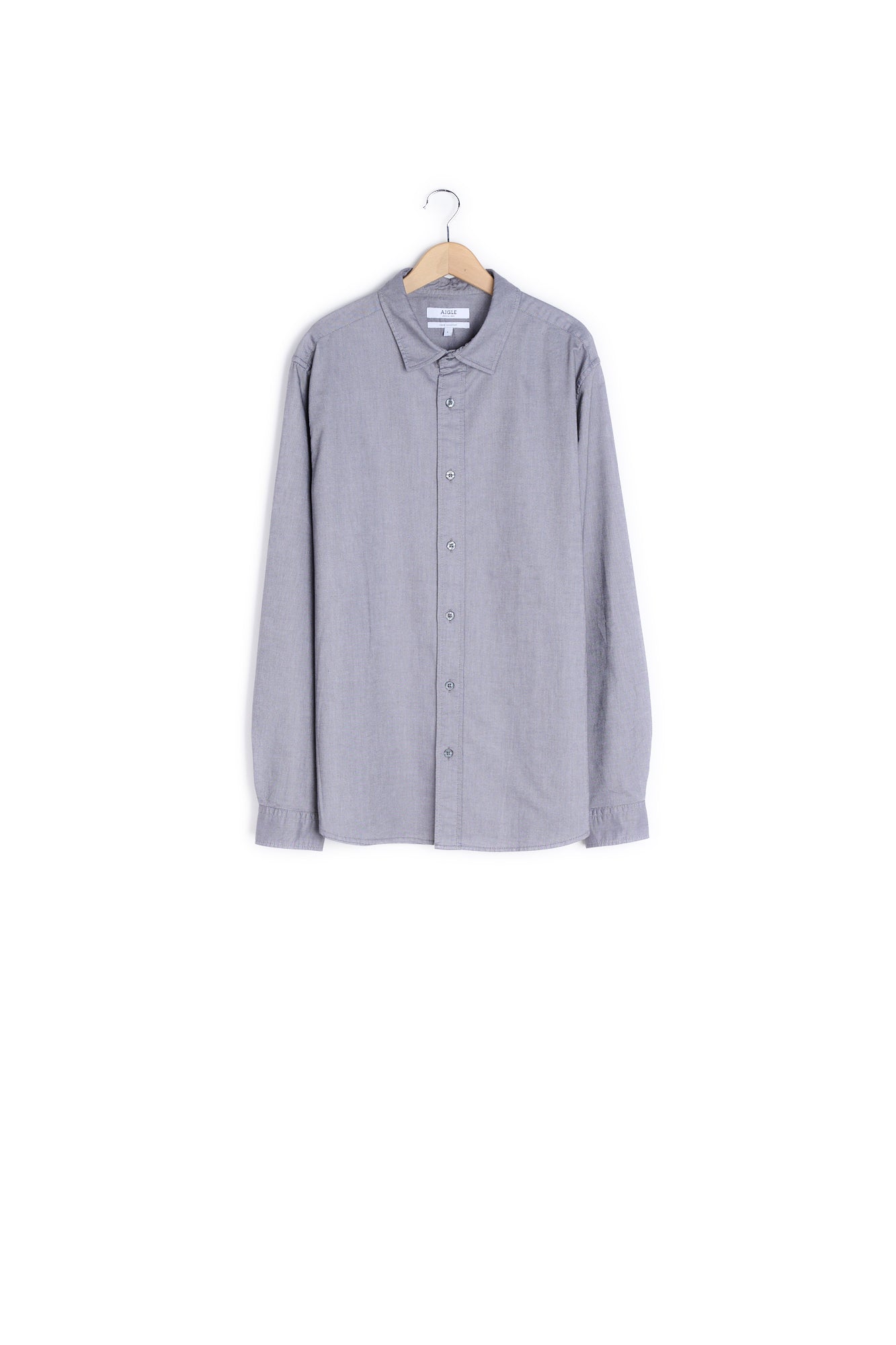 Chemise en coton manches longues - L Aigle