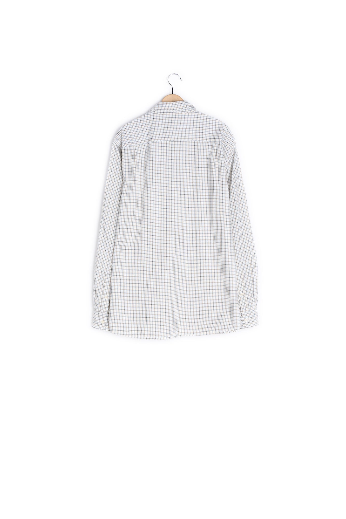 Chemise blanche à carreaux - L Aigle