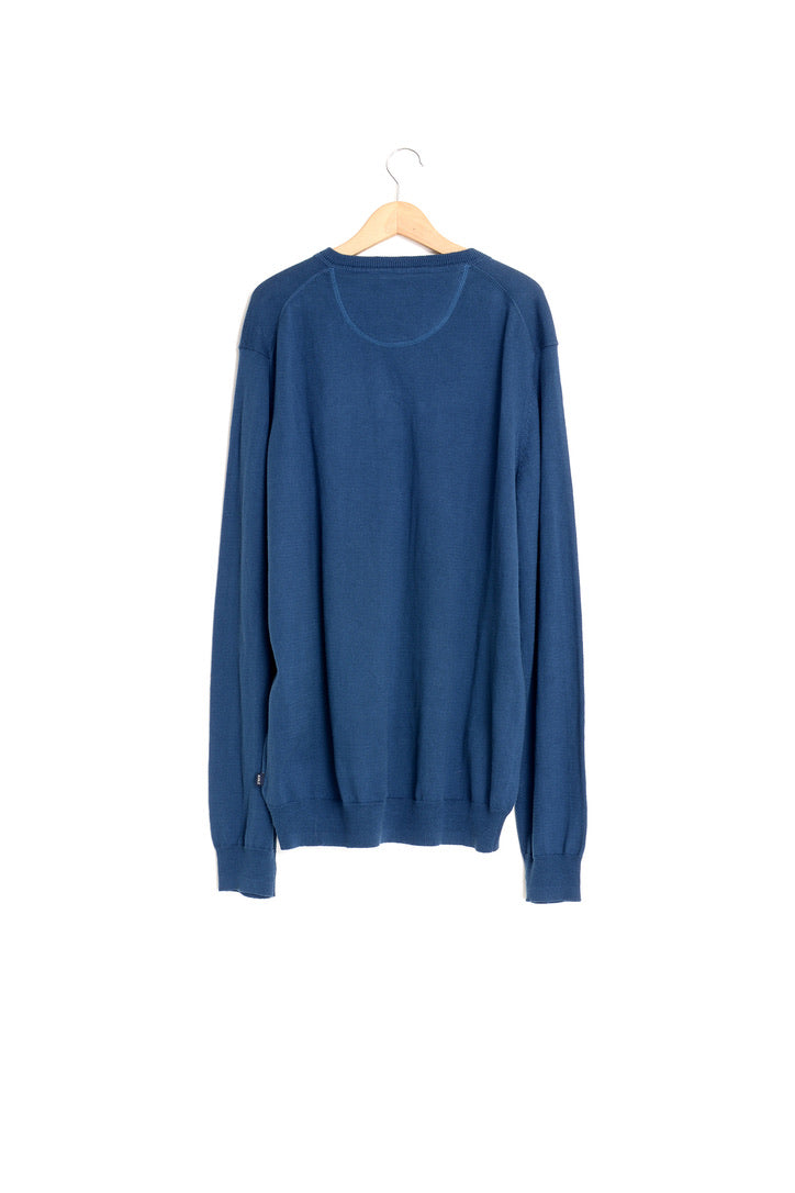 Pull col V en coton - XL Aigle