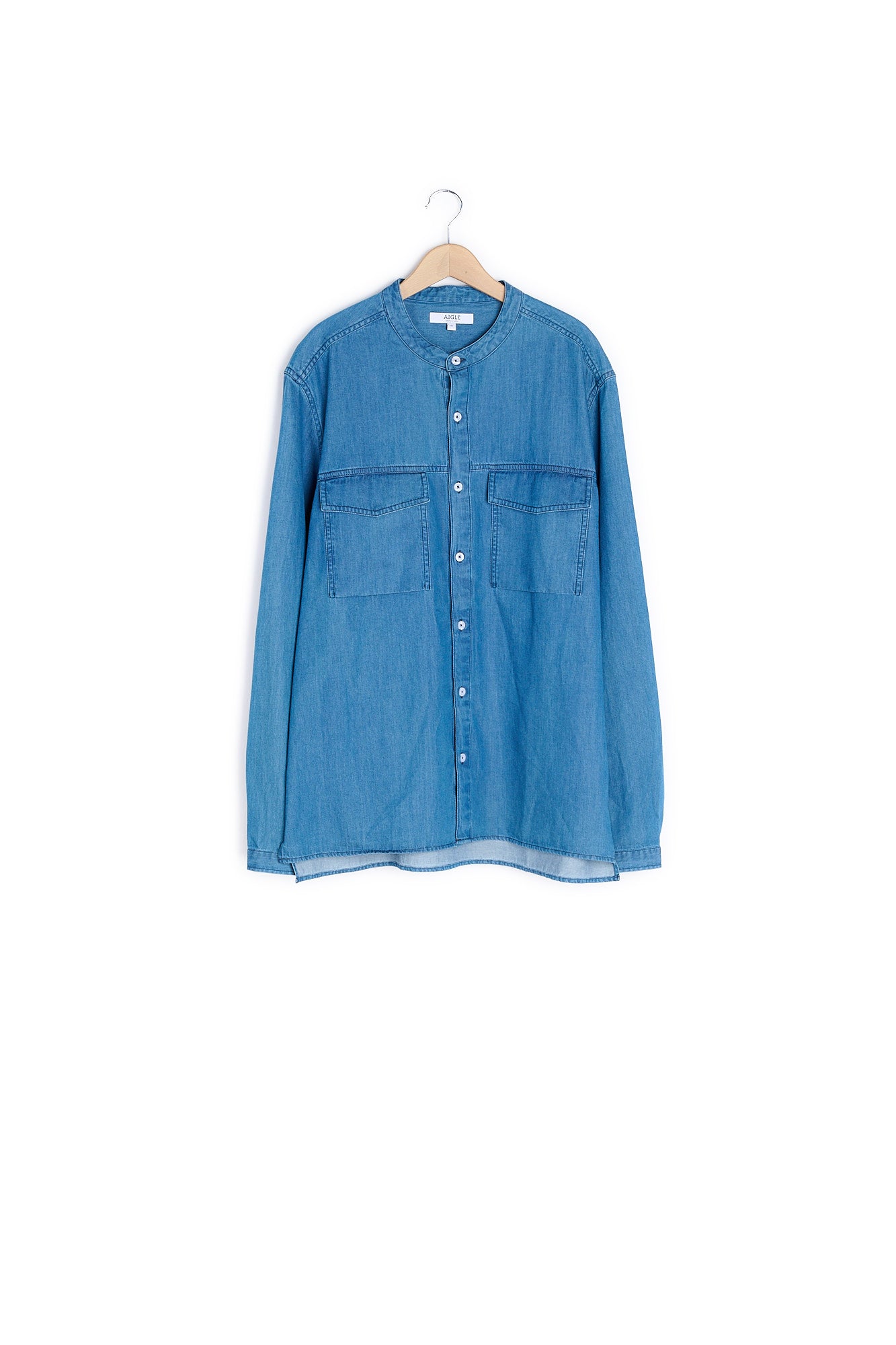 Chemise manches longues en jean - M Aigle