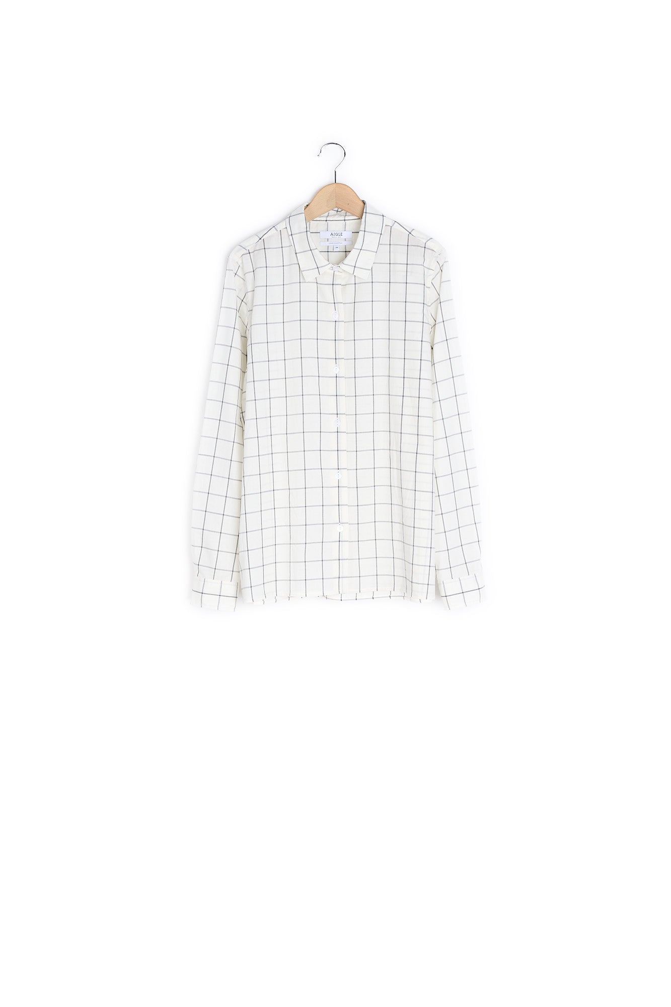 Blouse manches longues à carreaux - 38 Aigle